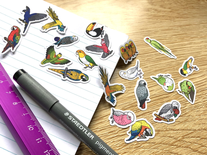 Hyper Finch x BirdTricks Mini Sticker Pack (20 pack)