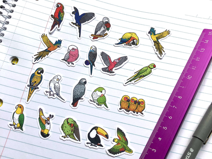 Hyper Finch x BirdTricks Mini Sticker Pack (20 pack)