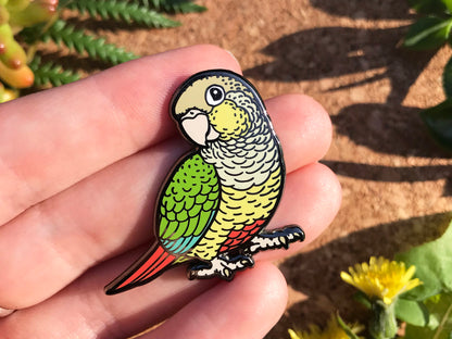 Green-cheeked Conure Enamel Pin