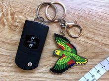 Load image into Gallery viewer, Storm the Blue-fronted Amazon Keychain