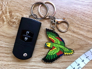 Storm the Blue-fronted Amazon Keychain