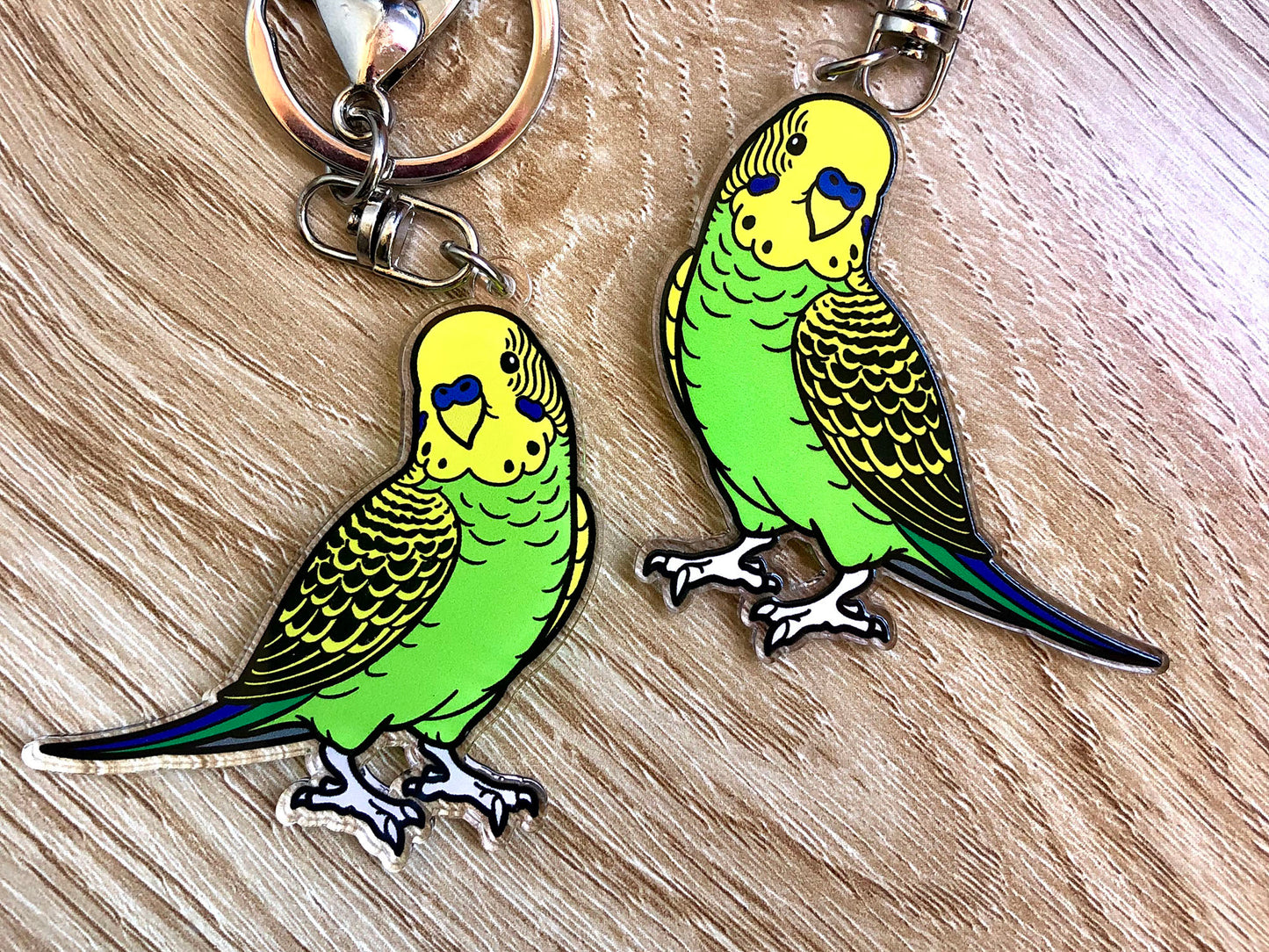 Budgie Keychain