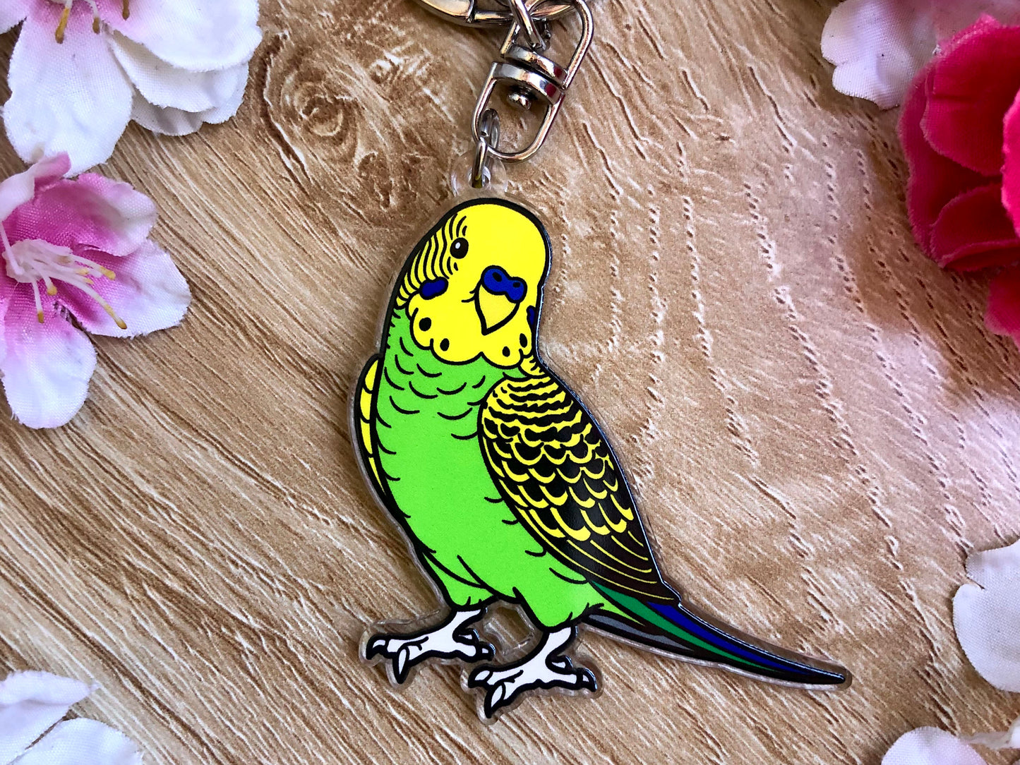 Budgie Keychain