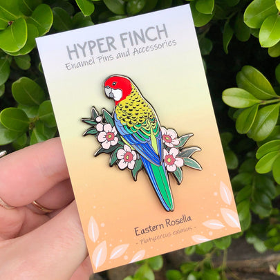 Eastern Rosella Enamel Pin