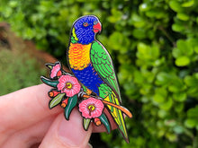 Load image into Gallery viewer, Rainbow Lorikeet Hard Enamel Pin