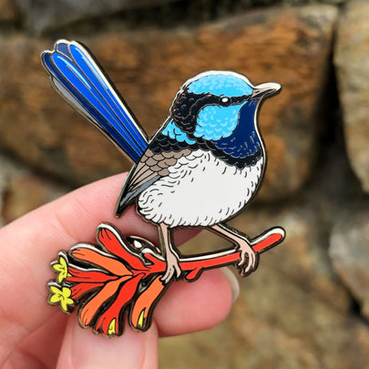 Superb Fairywren Enamel Pin