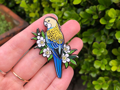 Pale-headed Rosella Enamel Pin