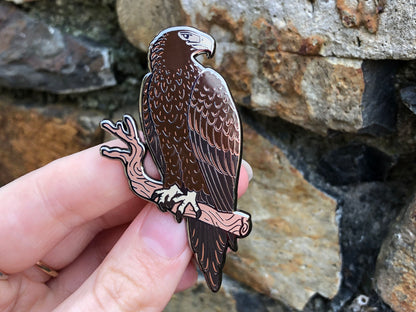 Wedge-tailed Eagle Enamel Pin