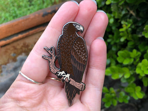 Wedge-tailed Eagle Hard Enamel Pin