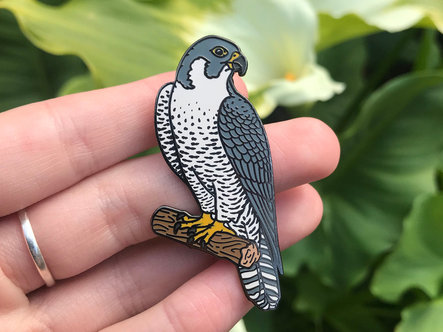 Peregrine Falcon Enamel Pin