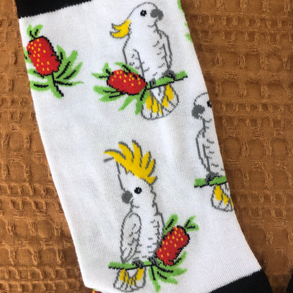 Sulphur-Crested Cockatoo Socks