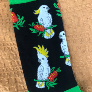 Sulphur-Crested Cockatoo Socks