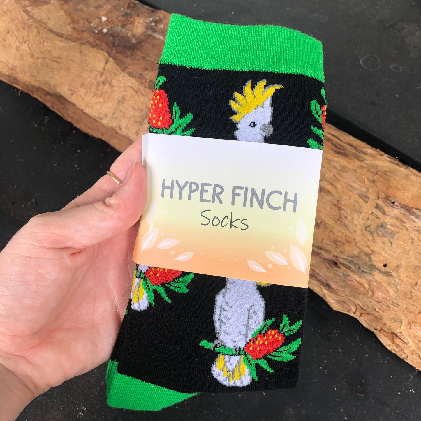 Sulphur-Crested Cockatoo Socks