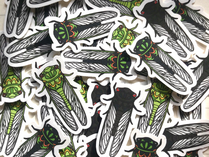 Mixed Cicada Mini Sticker Pack (20 pack)