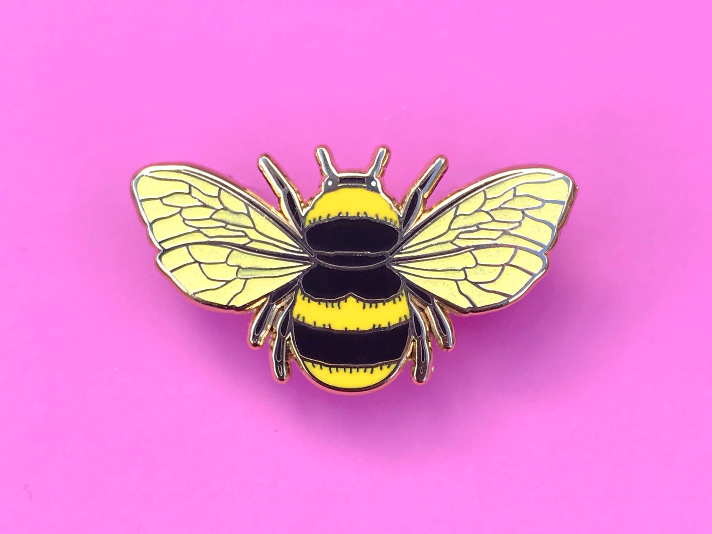 Bumblebee (Gold & Glitter) Enamel Pin