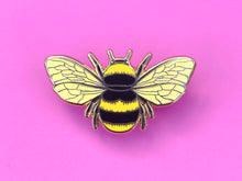 Load image into Gallery viewer, Bumblebee (Gold &amp; Glitter) Hard Enamel Pin