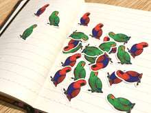 Load image into Gallery viewer, Mixed Eclectus Mini Sticker Pack (20 pack)