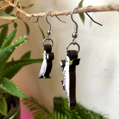 Tea For Toos Wooden Earrings