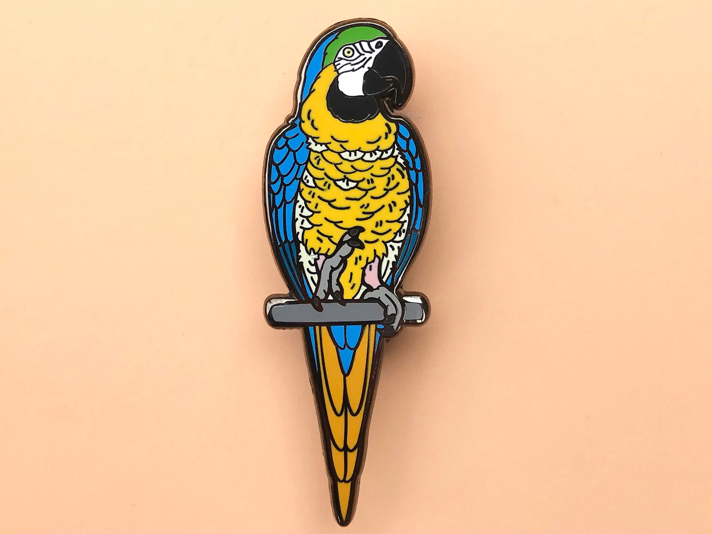 Sunny The Blue and Gold Macaw Enamel Pin