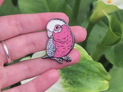 Bandit The Galah Enamel Pin