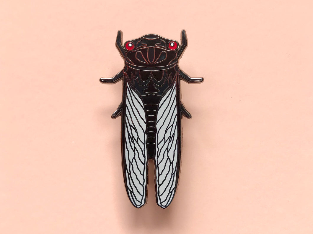 Redeye Cicada Hard Enamel Pin