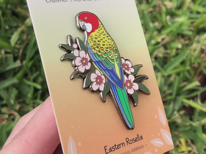 Eastern Rosella Enamel Pin