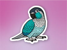 Load image into Gallery viewer, Green Cheek Conure Sticker