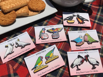 Tea For Toos Enamel Pin Set