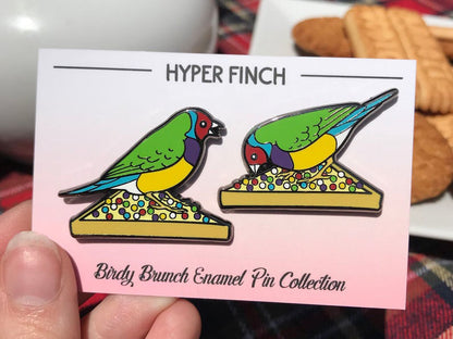 Finch Fairy Bread Fiesta Enamel Pin Set