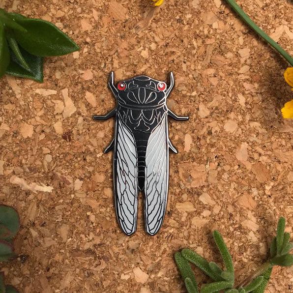 Redeye Cicada Enamel Pin