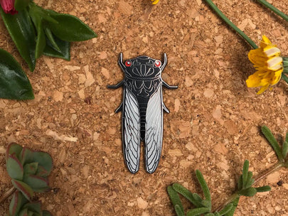 Redeye Cicada Enamel Pin