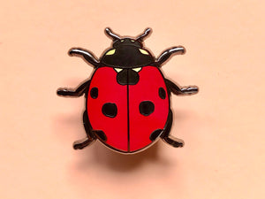 Lady Beetle Hard Enamel Pin