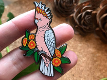 Load image into Gallery viewer, Major Mitchell&#39;s Cockatoo Hard Enamel Pin
