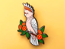 Load image into Gallery viewer, Major Mitchell&#39;s Cockatoo Hard Enamel Pin